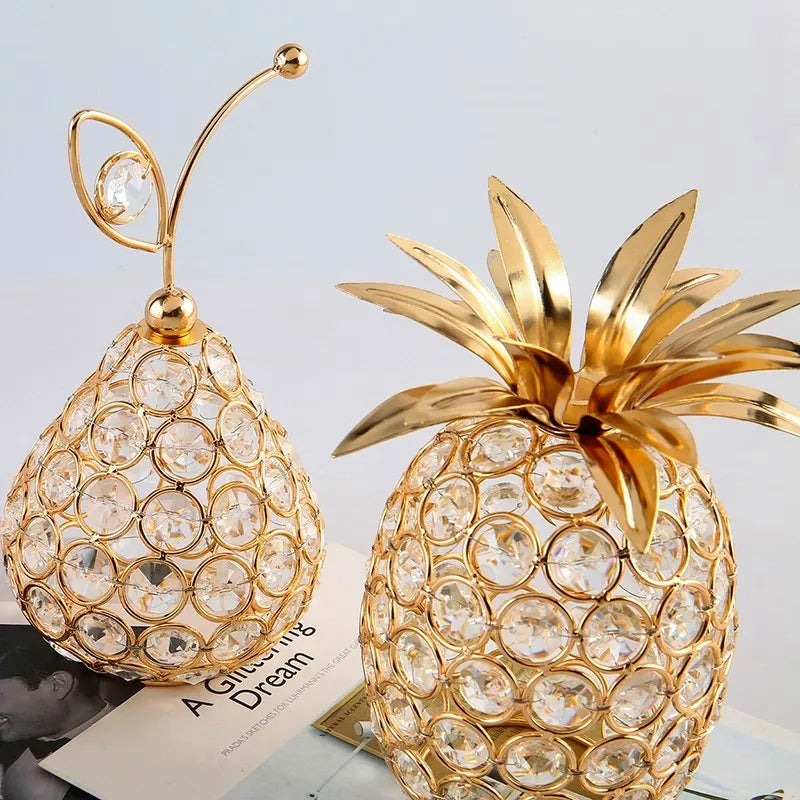 Ornamento de Cristal em frutas