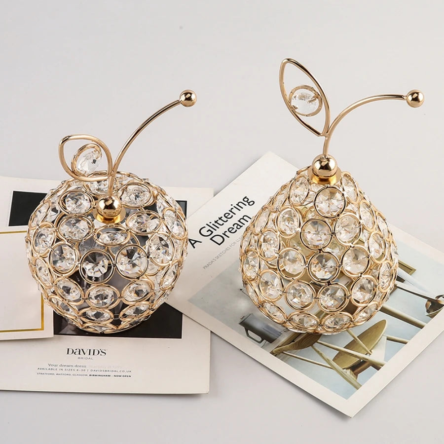 Ornamento de Cristal em frutas
